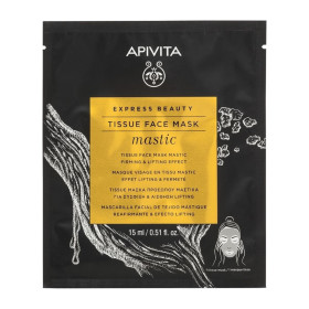 Apivita Express Beauty Tissue Face Mask Mastic για Σύσφιξη & Αίσθηση Lifting 15ml