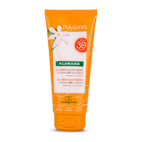 Klorane Polysianes Sublime Sun Cream-Gel SPF30 Αντηλιακή ζελ-κρέμα για πρόσωπο και σώμα, 200ml