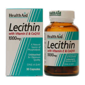 Health Aid Λεκιθίνη 1000mg & Συνένζυμο Q-10 & Βιταμίνη Ε 30caps