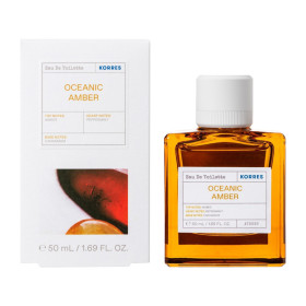 Korres Oceanic Amber Eau De Toilette Άρωμα με Νότες Amber, Cardamom & Peppermint Ανδρικό Άρωμα50ml