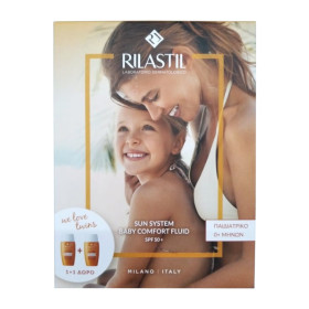 Rilastil Promo Sun System Baby Comfort Fluid SPF50+ Αντιηλιακό Γαλάκτωμα για Βρέφη & Παιδιά, 2 x 50ml