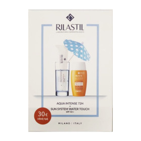 Rilastil Promo Aqua Intense 72H Gel-Κρέμα ενυδάτωσης προσώπου 40ml  &  Sun System Water Touch SPF50+ Αντιηλιακό Με Ματ Αποτέλεσμα 50ml