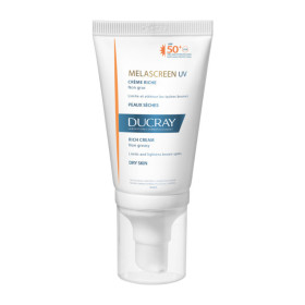 Ducray Melascreen -15% UV Rich Cream SPF50+ Πλούσια Αντηλιακή Κρέμα Προσώπου για Ξηρό Δέρμα με Δυσχρωμίες, 40ml