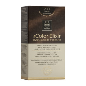 Apivita My Color Elixir Μόνιμη Βαφή Μαλλιών No 7.77 Ξανθό Έντονο Μπεζ, 1 τμχ