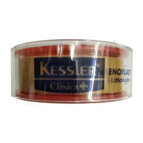 Kessler Clinica Enoplast 5m x 1,25cm - Αυτοκόλλητη Ταινία Οξειδίου Του Ψευδαργύρου, 1τμχ