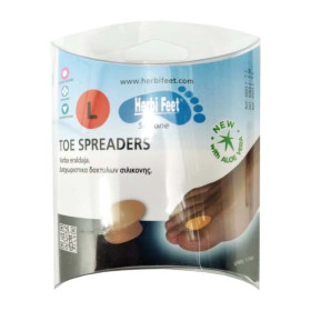 Herbifeet Toe Spreaders – Διαχωριστικά Δακτύλων Σιλικόνης HF 6017 Large 1 ζεύγος
