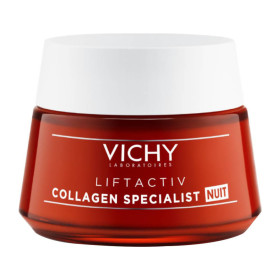 Vichy Liftactiv Collagen Specialist Night Κρέμα Νύχτας με Αντιρυτιδική Δράση για Σύσφιξη & Λάμψη, 50ml