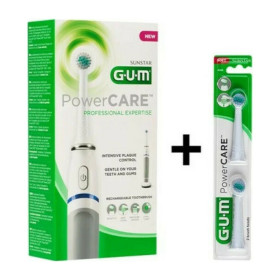 GUM PowerCare Professional Expertise Επαναφορτιζόμενη Οδοντόβουρτσα & Δώρο 2 Ανταλλακτικά