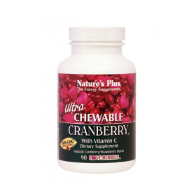 Nature's Plus Ultra Chewable Cranberry, 90 chewable tabs