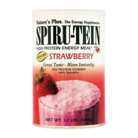 Nature's Plus Spiru-Tein Strawberry Πρωτεϊνούχο Πολυβιταμινούχο Shake με Γεύση Φράουλα 544gr