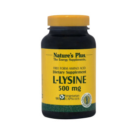 Nature's Plus L-Lysine 500mg, 90 Φυτικές Κάψουλες