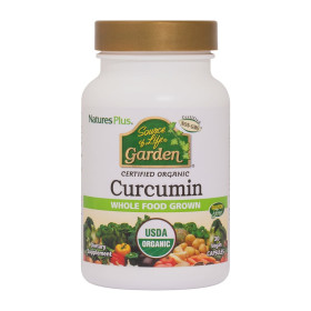Nature's Plus Certified Organic Garden Curcumin Συμπλήρωμα Διατροφής με Οργανική Κουρκουµίνη Μέγιστης Απορρόφησης 400mg 30caps