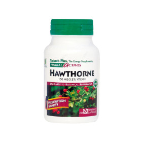 Nature's Plus Hawthorne 150 mg Συμπλήρωμα Διατροφής από Τιτλοδοτημένο Εκχύλισμα Hawthorn με Αντιοξειδωτικές Ιδιότητες 60caps