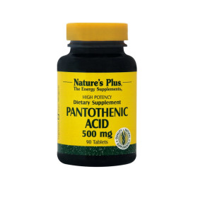 Nature's Plus Pantothenic Acid B5 500mg Βιταμίνη Κατά του Στρες 90tabs