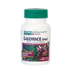 Nature's Plus Licorice (DGL) 500 mg Συμπλήρωμα Διατροφής με Εκχύλισμα Licorice με Αντιοξειδωτικές Ιδιότητες 60caps