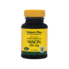 Nature's Plus Niacin (Nicotinic Acid, B3) 100 mg, 90 tabs