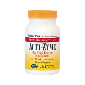 Nature's Plus Acti Zyme Ισχυρή Φόρμουλα Ενζύμων 90tabs