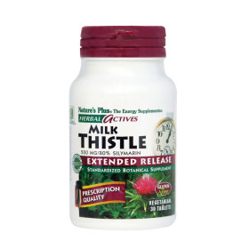 Nature's Plus Milk Thistle 500mg Extended Release 30 veg.tabs