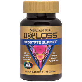 Nature's Plus Ageloss Prostate Support Φόρμουλα Για Την Προστασία & Την Ισορροπημένη Παραγωγή Τεστοστερόνης 90 Κάψουλες