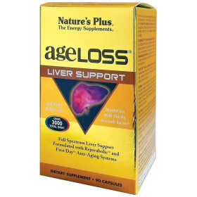 Nature's Plus AgeLoss Liver Support Ισχυρή Αντιοξειδωτική Φόρμουλα για την Καλή Υγεία του Ήπατος, 90 caps
