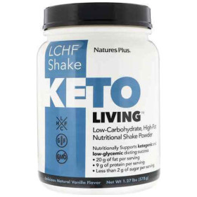 Nature's Plus Ketoliving Vanilla Shake, Συμπλήρωμα Διατροφής για Υποστήριξη Κετογονικής Διατροφής 578gr