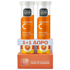 Pharmalead Πακέτο Προσφοράς 1+1 Δώρο με Vitamin C 1000mg για Ενίσχυση του Ανοσοποιητικού, 2 x 20eff. tabs