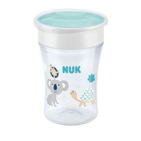 Nuk Magic Cup, το μαγικό κύπελο της Nuk, 8m+ neutral (Χελώνα και Κοάλα) 230ml 1τμχ