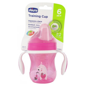 Chicco Training Cup Εκπαιδευτικό Κύπελλο Μωβ 6m+ 200ml