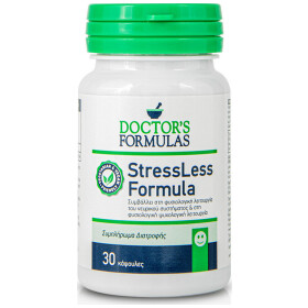 Doctor's Formula StressLess Formula Συμπλήρωμα Διατροφής, Φόρμουλα για τη Φυσιολογική Ψυχολογική Λειτουργία 30 caps