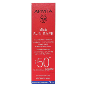 Preview 2 of Apivita Bee Sun Safe Καταπραϋντική Κρέμα Προσώπου Ελαφριάς Υφής με Χαμομήλι & Πρόπολη Spf50+ 50ml