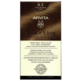 Apivita Color Elixir Βαφή Μαλλιών Ξανθό Ανοιχτό Μελί 8.3