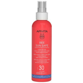 Apivita Bee Sun Safe Ultra-Light Face & Body Spray SPF 30 Ενυδατικό Σπρέι για Πρόσωπο & Σώμα 200ml