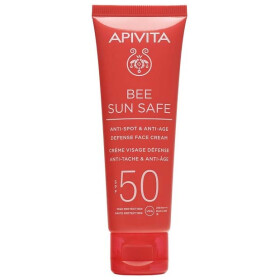 Apivita Bee Sun Safe Αντιρυτιδική Κρέμα Προσώπου κατά των Πανάδων Βελούδινης Υφής SPF50 50ml
