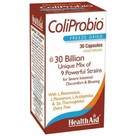 Health Aid ColiProbio 30 Billion Συμπλήρωμα Διατροφής με 30 δις Από 9 Ειδικά Προβιοτικά Στελέχη 30caps