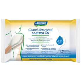 Dr.Cicarelli Wet Wash Gloves Υγρά Γάντια Καθαρισμού για Πρόσωπο & Σώμα 12 Τεμάχια