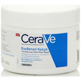 CeraVe Moisturizing Cream, για Πρόσωπο/Σώμα, Ξηρό/Πολύ Ξηρό Δέρμα 340gr