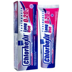 Intermed Chlorhexil 0,20% Toothpaste Long Use Φθοριούχος Οδοντόκρεμα Κατα της Ουλοοδοντικής Πλάκας 100ml