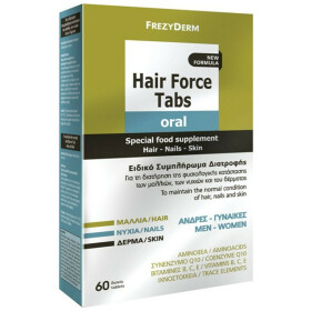 Frezyderm Hair Force Tabs Oral Συμπλήρωμα Διατροφής για τη Διατήρηση της Φυσιολογικής Κατάστασης των Μαλλιών, 60tabs