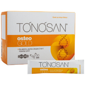 Tonosan OsteoGold Συμπλήρωμα Διατροφής Για Την Ενίσχυση Των Οστών 20 sticks