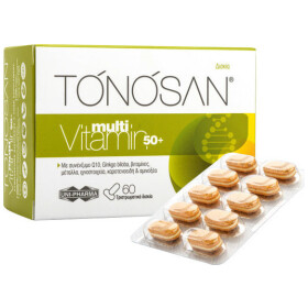 Tonosan Multivitamin 50+ Συμπλήρωμα Διατροφής Για Την Eνέργεια & Τόνωση Για Ηλικίες 50+ 60tabs