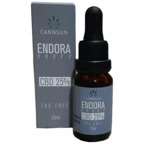 Cannsun Endora Drops CBD 25% THC Free Έλαιο Κάνναβης 15ml