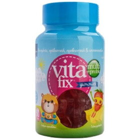 Intermed Vitafix Multiprobio Gummies Με Γεύση Φράουλα Από 4 Ετών 60 τεμάχια Σε Βαζάκι