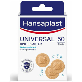Hansaplast Universal Spot Plaster Στρογγυλά Επιθέματα για την Κάλυψη & Προστασία Μικρών Πληγών 50τεμ