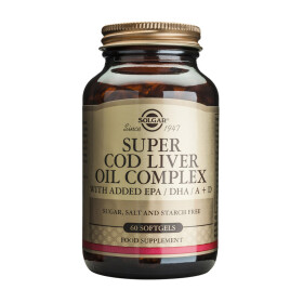 Solgar SUPER COD LIVER OIL COMPLEX softgels 60s
