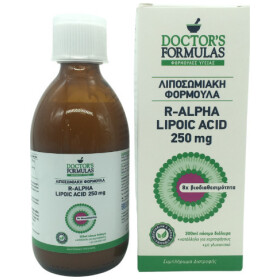 Doctor's Formulas R-Alpha Lipoic Acid 250mg Λιποσωμιακή Φόρμουλα με R-Άλφα Λιποϊκό Οξύ, 300ml