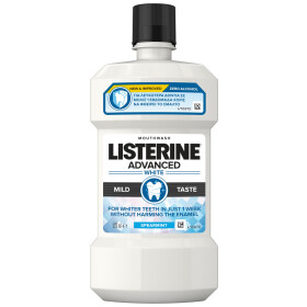 Listerine Advanced White Mild Taste Στοματικό Διάλυμα 500ml