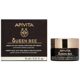 Apivita Queen Bee Absolute Anti-Aging & Reviving Eye Cream Κρέμα Ματιών Απόλυτης Αντιγήρανσης & Αναζωογόνησης 15ml