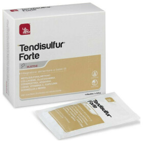 Tendisulfur Forte Συμπλήρωμα Διατροφής για το φυσιολογικό σχηματισμό κολλαγόνου, 14 φακελίσκοι