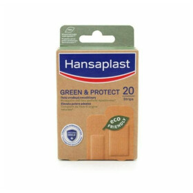 Hansaplast Green & Protect-Καινοτόμα Επιθέματα με Υλικά Φυσικής Προέλευσης, 20 Τμχ