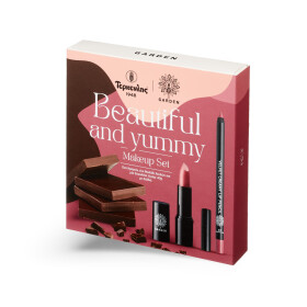 Garden Promo Beautiful And Yummy Me MakeUp Set - Lipstick 03 4,5gr & Lip Pencil 22 Dusty Pink 1,4gr & Σοκολάτα Υγείας 40gr